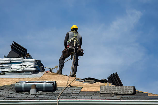 Professional Roof Replacement technician working in Zion, IL